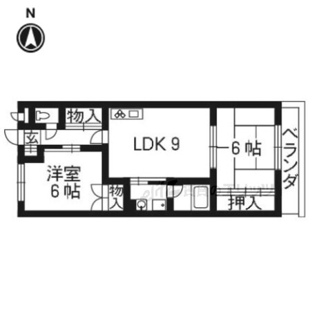 コスモパークの物件間取画像